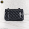 Chanel Classic 8 Cavier Black Glitter